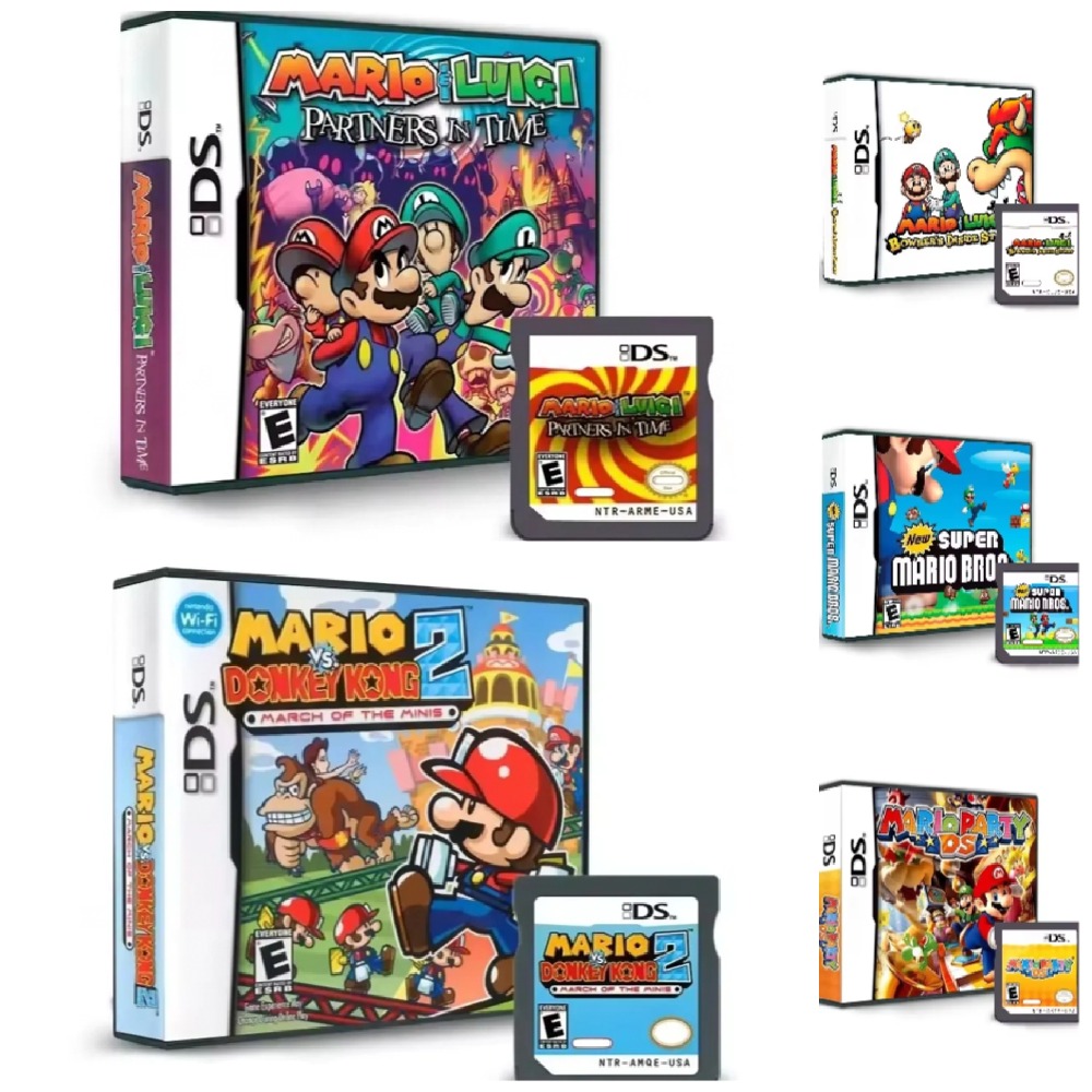 Gaming Console Free - Popular Fun DS Game Cartridge -Mario