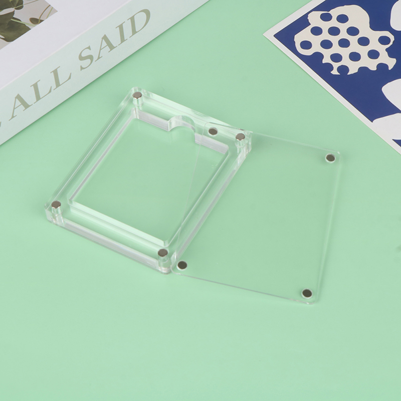 Gaming Console Display Case - Clear Game Cartridge Box High Transparent