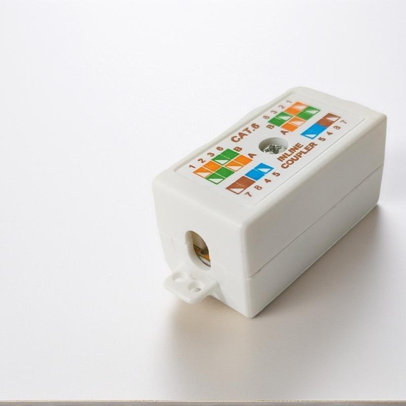 Lan Cable Gaming - Single Inline Krone Coupler RJ45 for