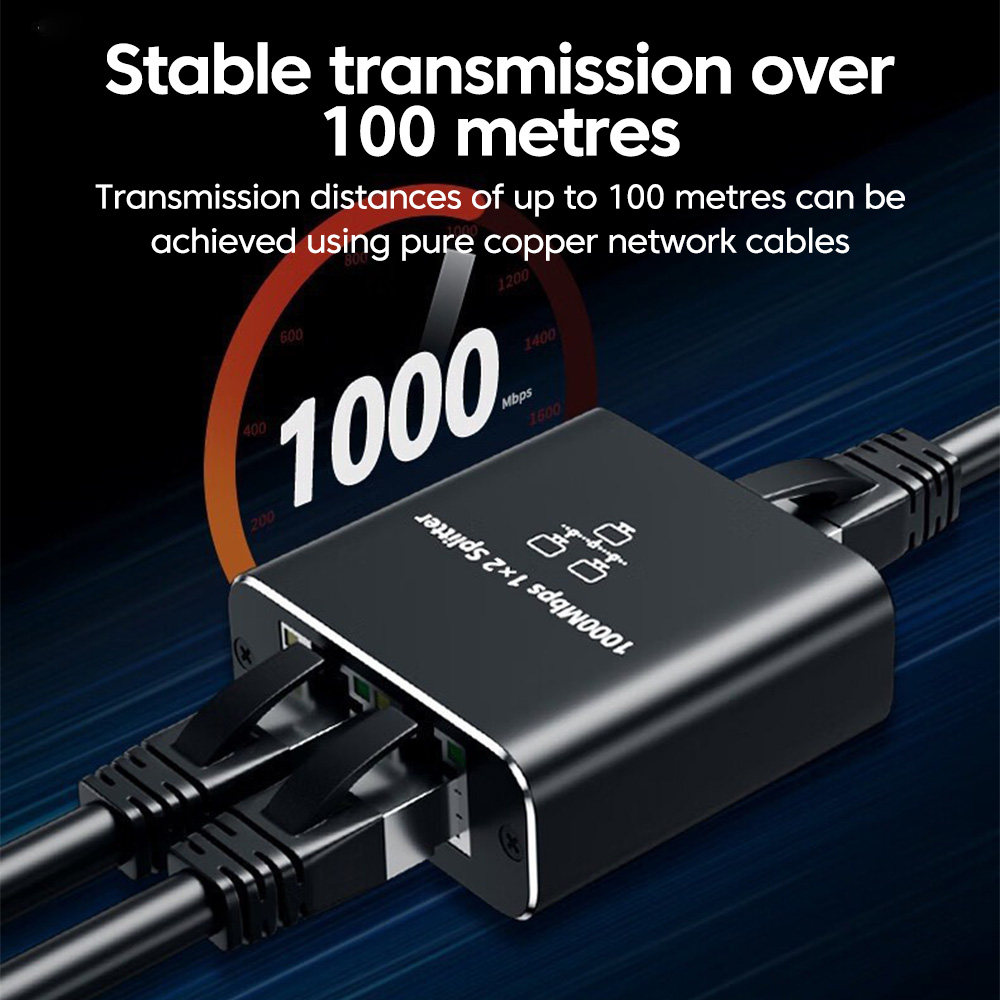 1000Mbps Gigabit 1 to 2 RJ45 E - Lan Cable Gaming review and price