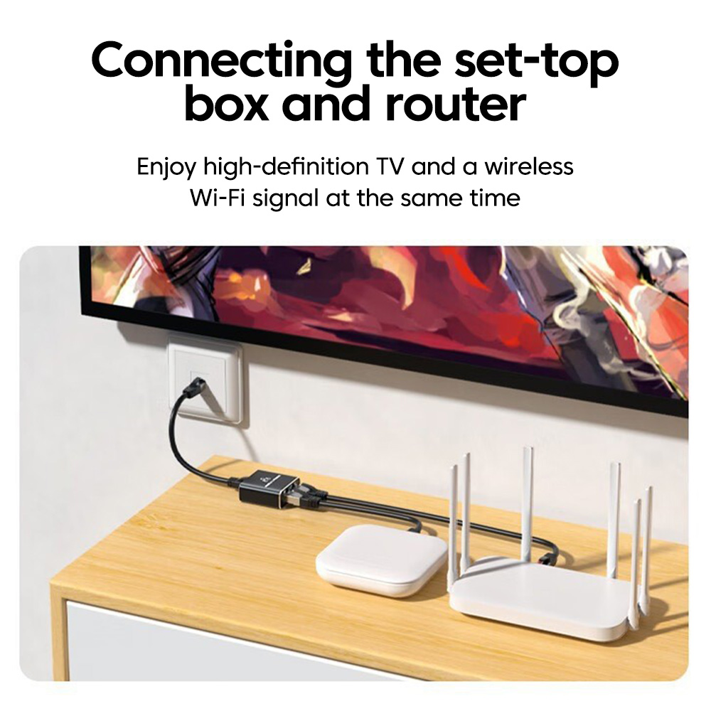 1000Mbps Gigabit 1 to 2 RJ45 E - Lan Cable Gaming review and price