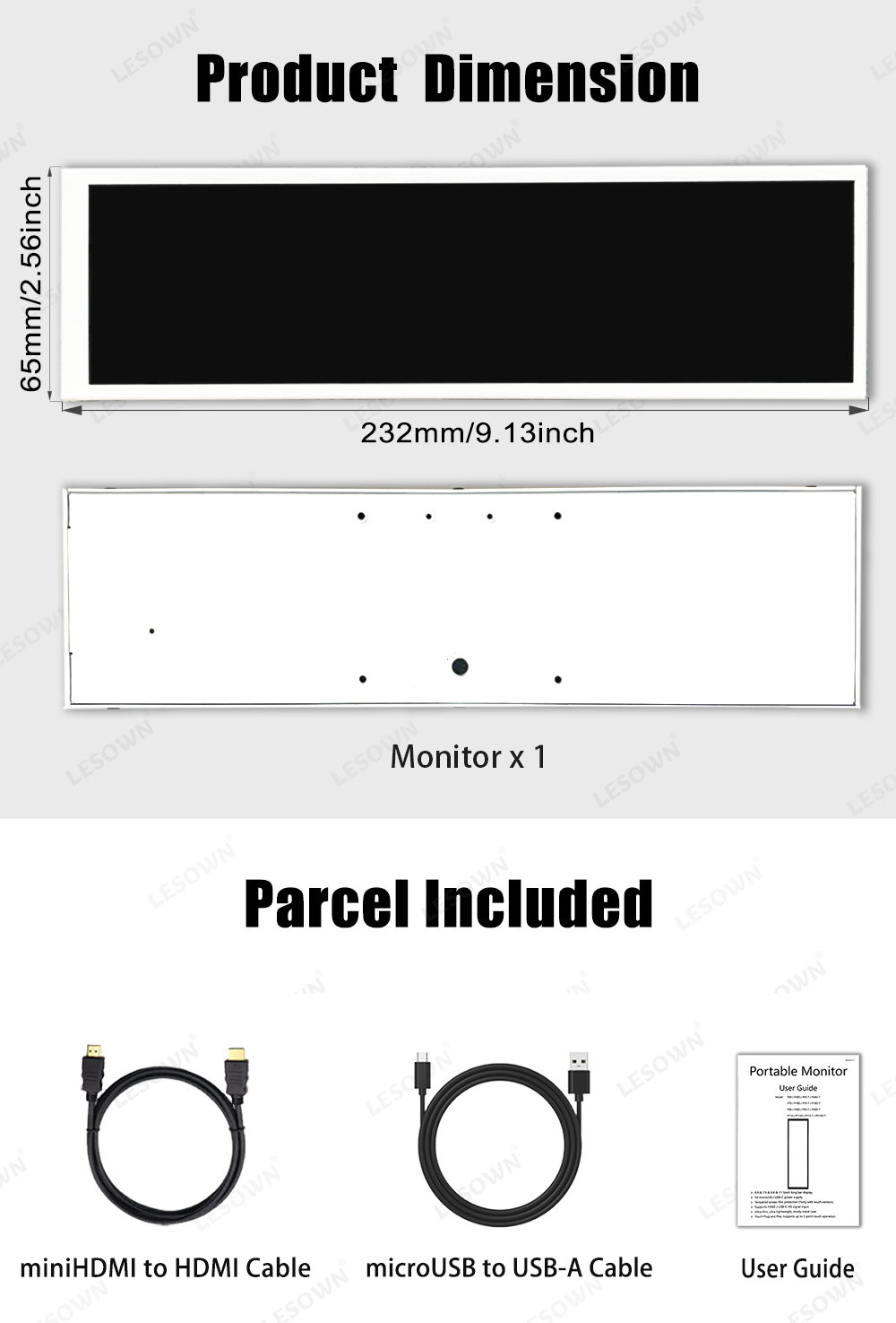 LESOWN 8.8 Inch Mini Stretched - Gaming Console Display Case review and price